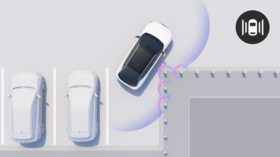šoniniai automobilio parkavimo jutikliai