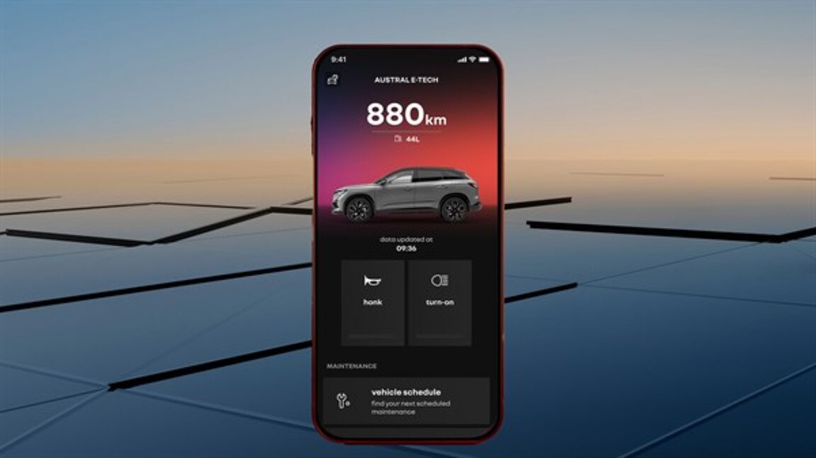 nuotolinis automobilio valdymas naudojant programą „My Renault“