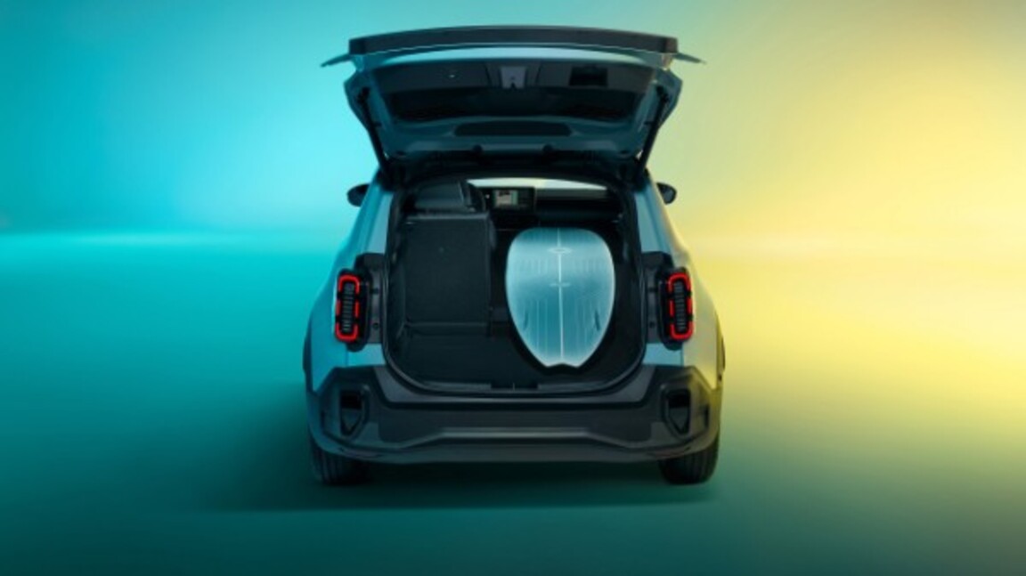 modulinė koncepcija ir didelės talpos bagažinė