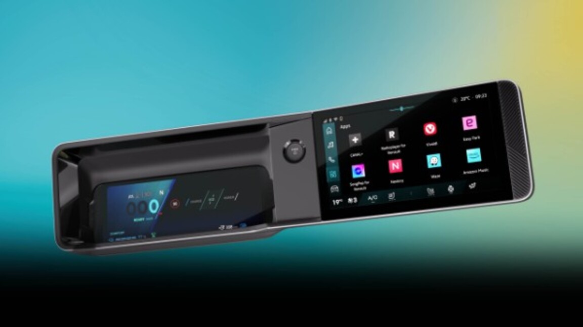 2x10 colių prietaisų skydelis