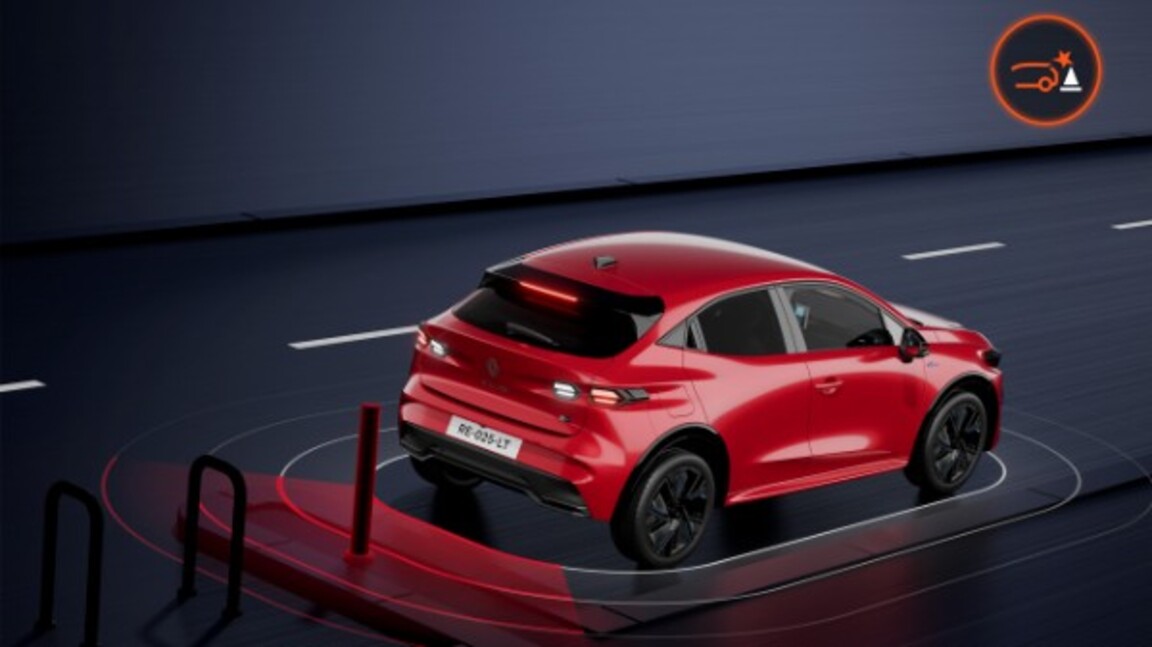 aktyvi galinė avarinio stabdymo pagalba