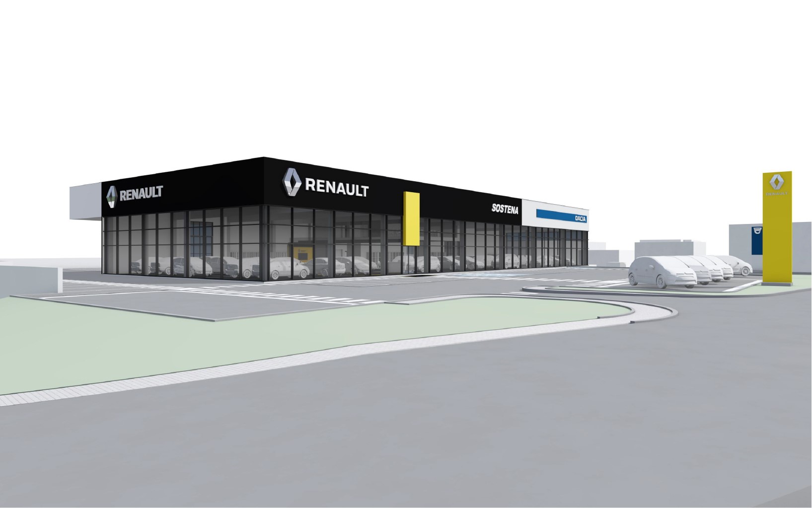 Naujasis „Renault“ ir „Dacia“ automobilių centras jau atvėrė duris